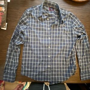 Blue Checkered Men's Shirt